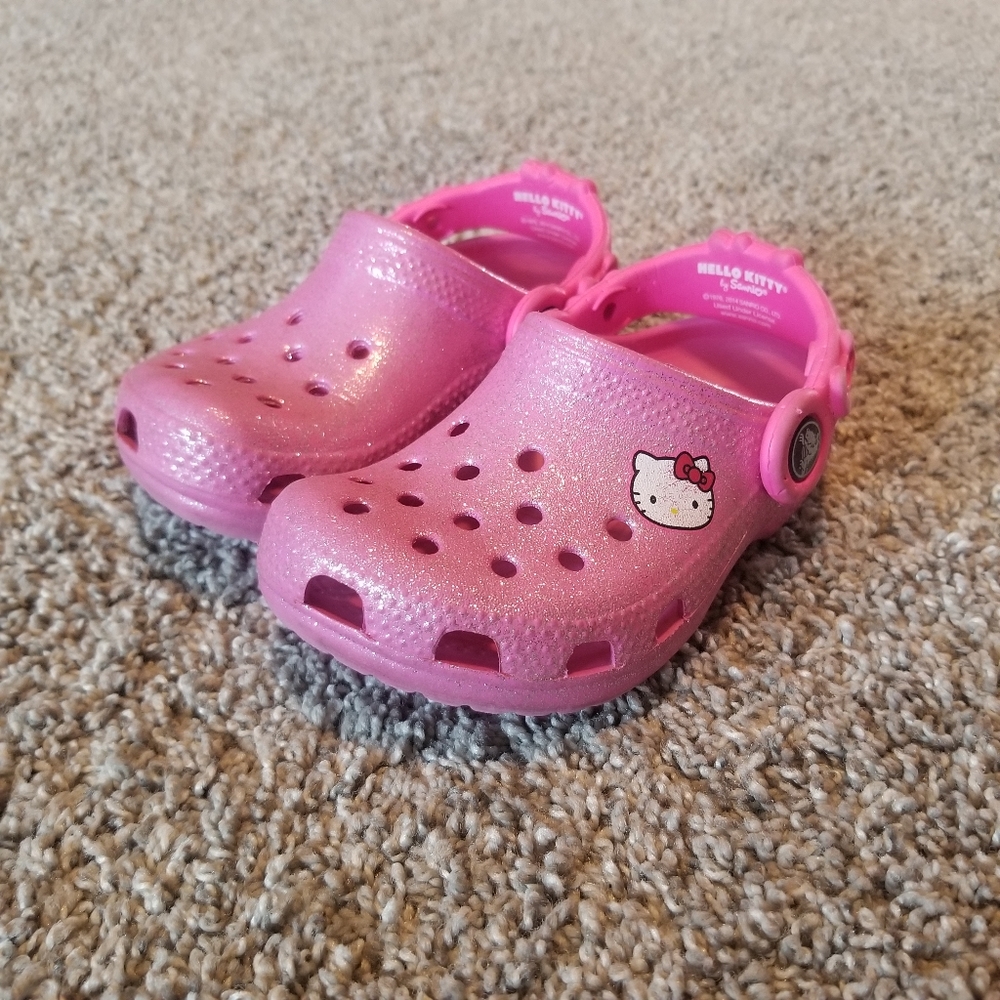 Toddler Hello Kitty Crocs